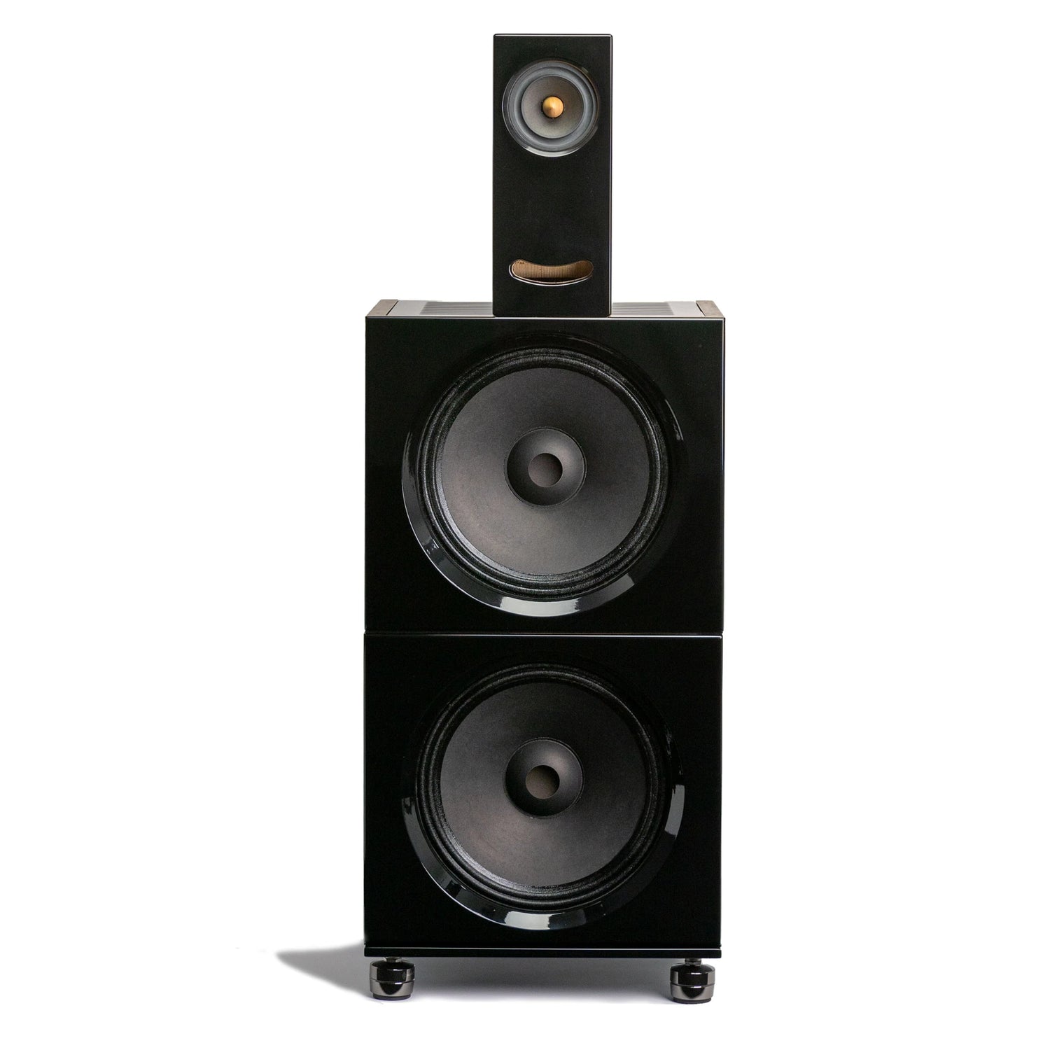 Speaker System Closer Acoustics BLOCKS - 2xBOB+OGY - Black/ Walnut