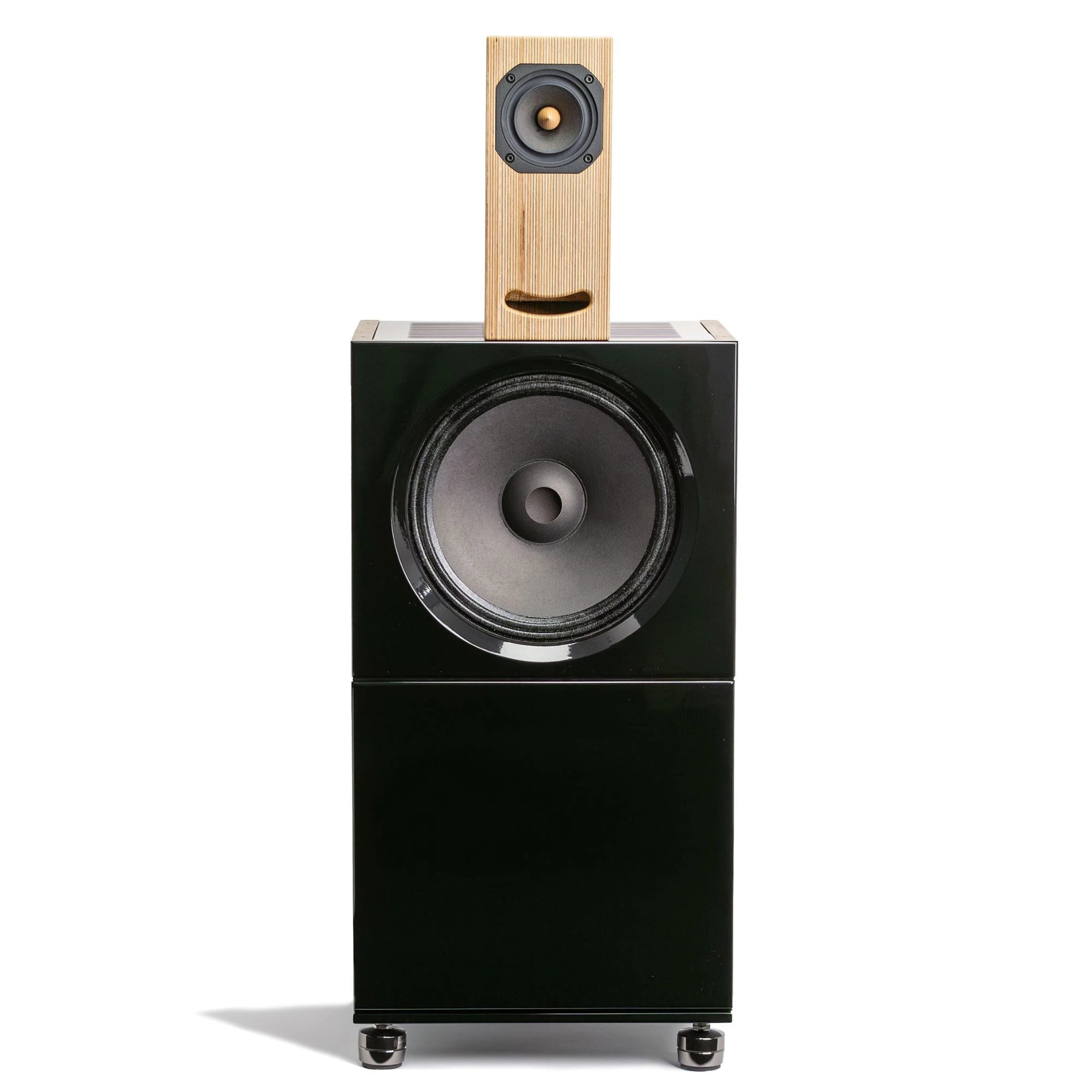 Speaker System Closer Acoustics BLOCKS - BOB+OGY+BLANK - Black/ Walnut