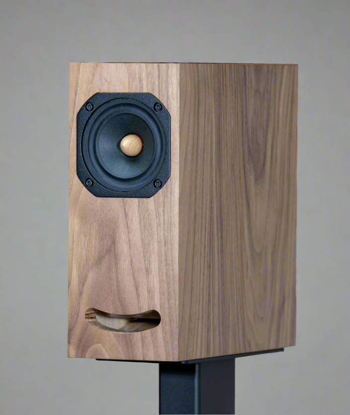 loudspeaker walnut veneer